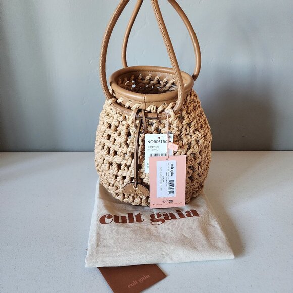 Cult Gia Woven Tote "NEW" - Picture 16 of 16